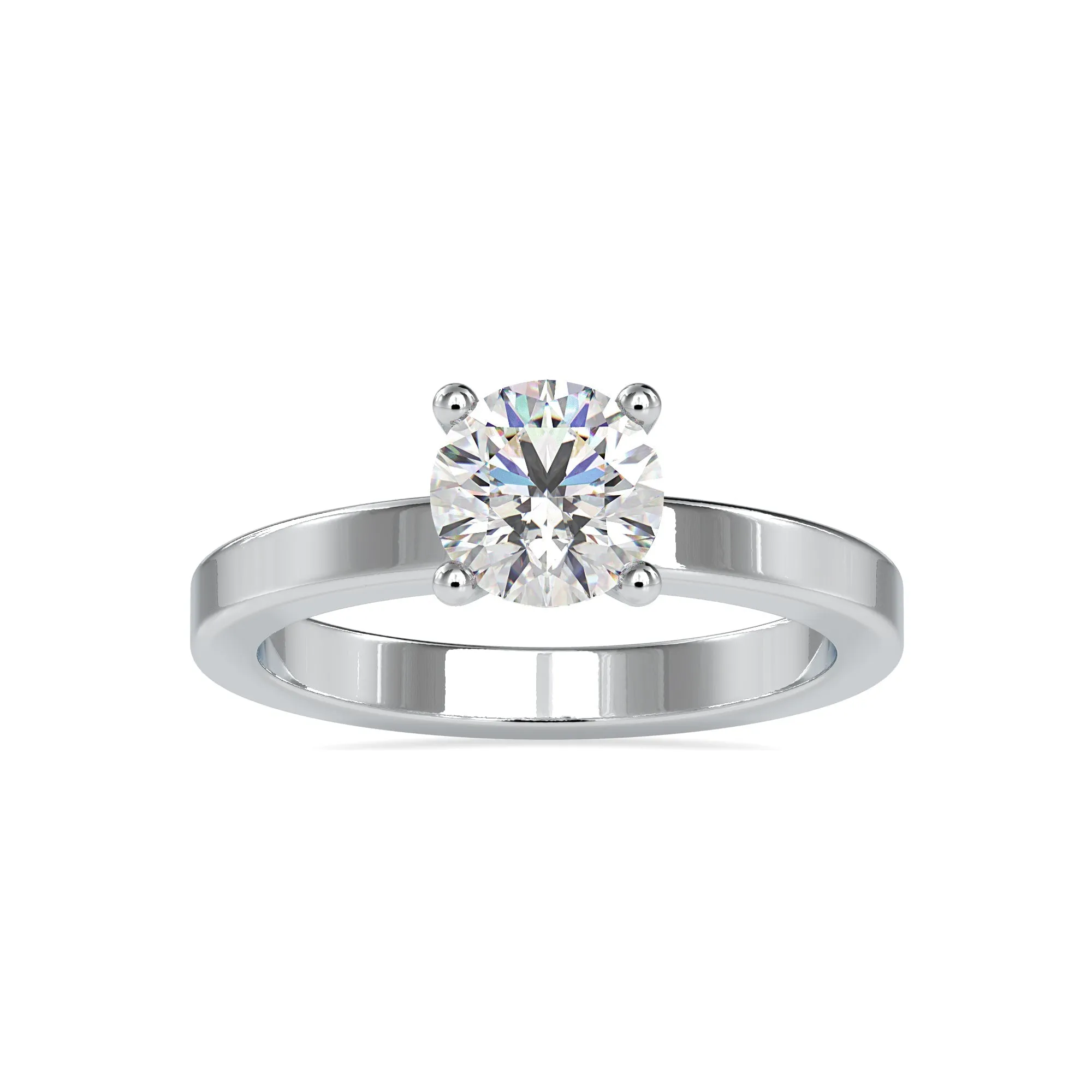 0.30cts. Solitaire Platinum Engagement Ring JL PT 0021-A
