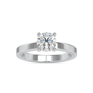 0.30cts. Solitaire Platinum Engagement Ring JL PT 0021-A