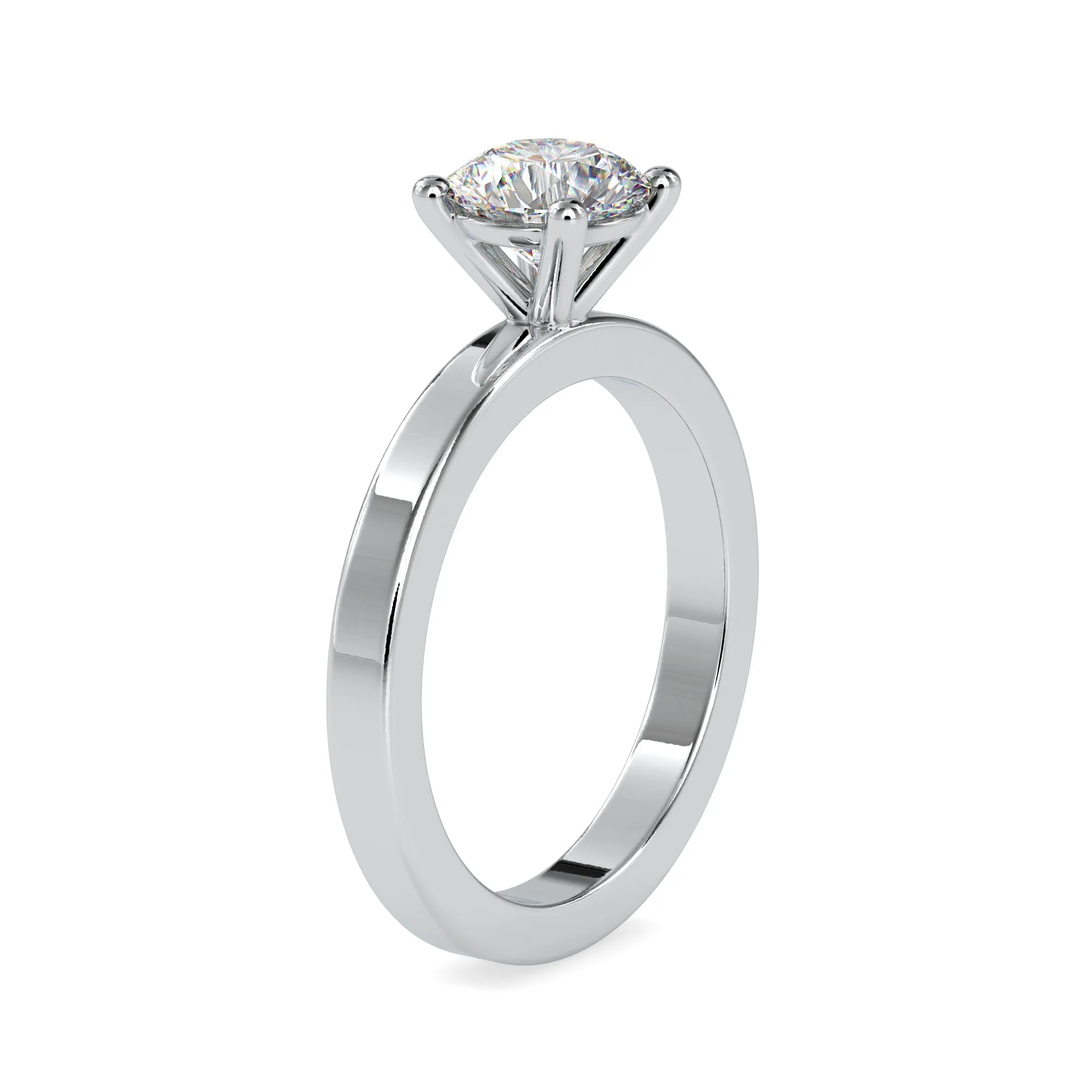 0.30cts. Solitaire Platinum Engagement Ring JL PT 0021-A