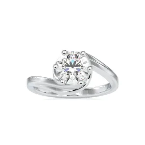 0.50cts. Solitaire Platinum Engagement Ring JL PT 0126-A