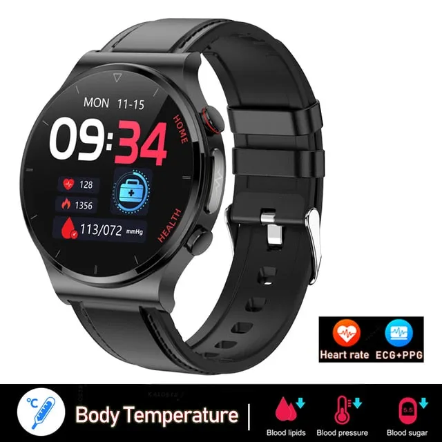 2022New ECG PPG Smart Watch Men Laser Treatment Of Hypertension Hyperglycemia Hyperlipidemia Heart Rate Healthy Sport Smartwatch