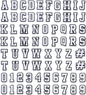 74PCS Letters Numbers Shoe Charms for Shoe Decoration, Double A To Z Alphabet 0 to 9 Number DIY Shoes Pins Gifts For Boys Girls Kids Men Women Adults