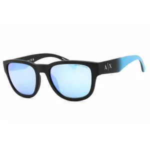 Armani Exchange Men's Sunglasses - Matte Black Square Plastic Frame | 0AX4115SU 832525