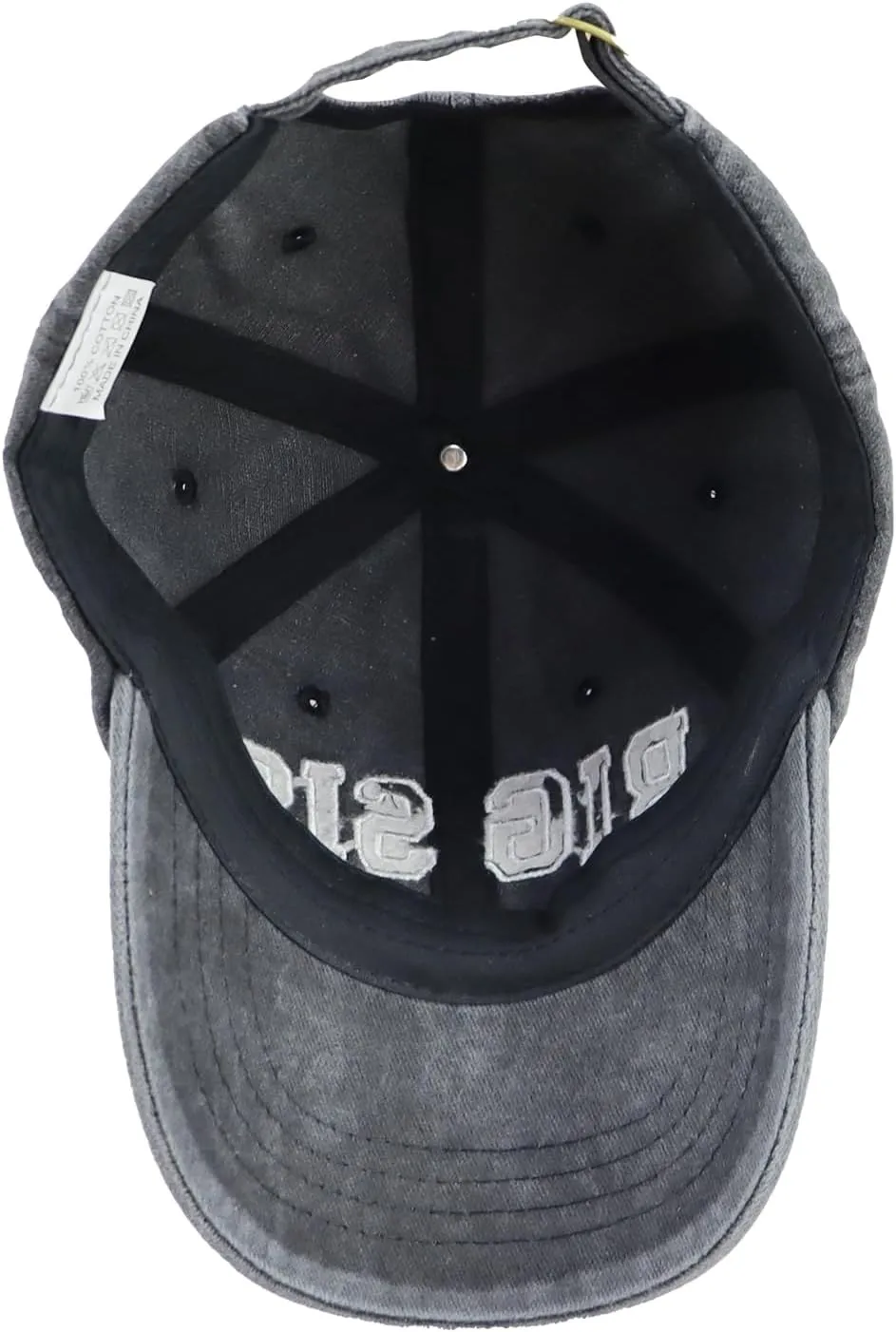 Big Sis Hats for Girls, Funny Adjustable Cotton Embroidered Kids Baseball Cap