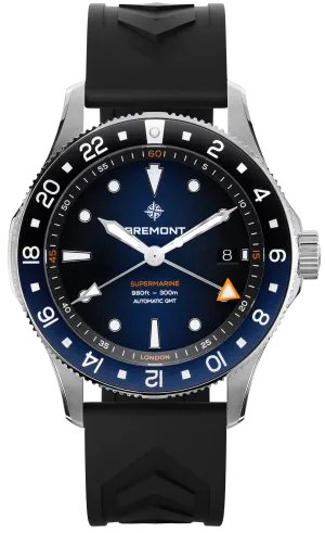 Bremont Supermarine 300M GMT Blue Black Rubber Limited Edition