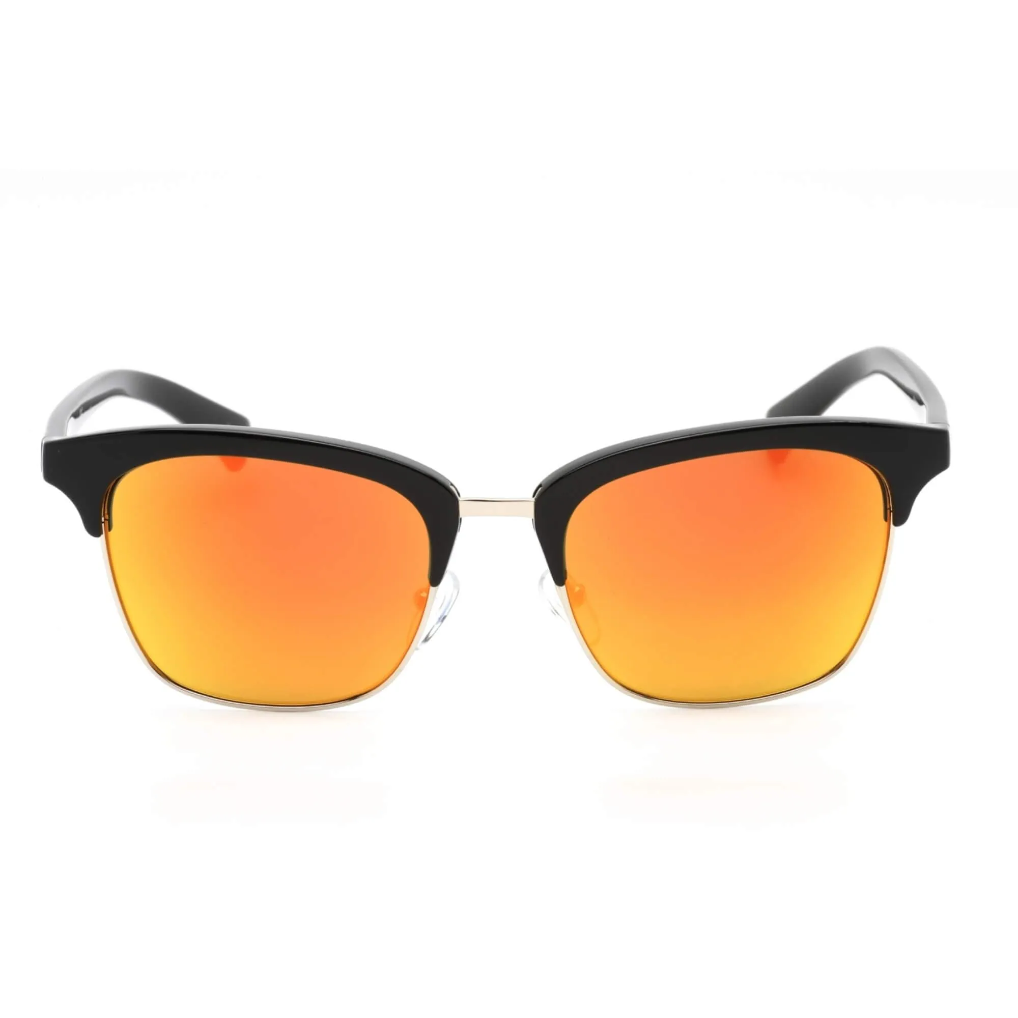 Calvin Klein Jeans Unisex Sunglasses - Black Frame Orange Mirror Lens | CKJ464SAF 001