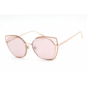 Chopard Men's Sunglasses - Polished Copper Gold Metal Cat Eye Frame | SCHF74M 8FCX