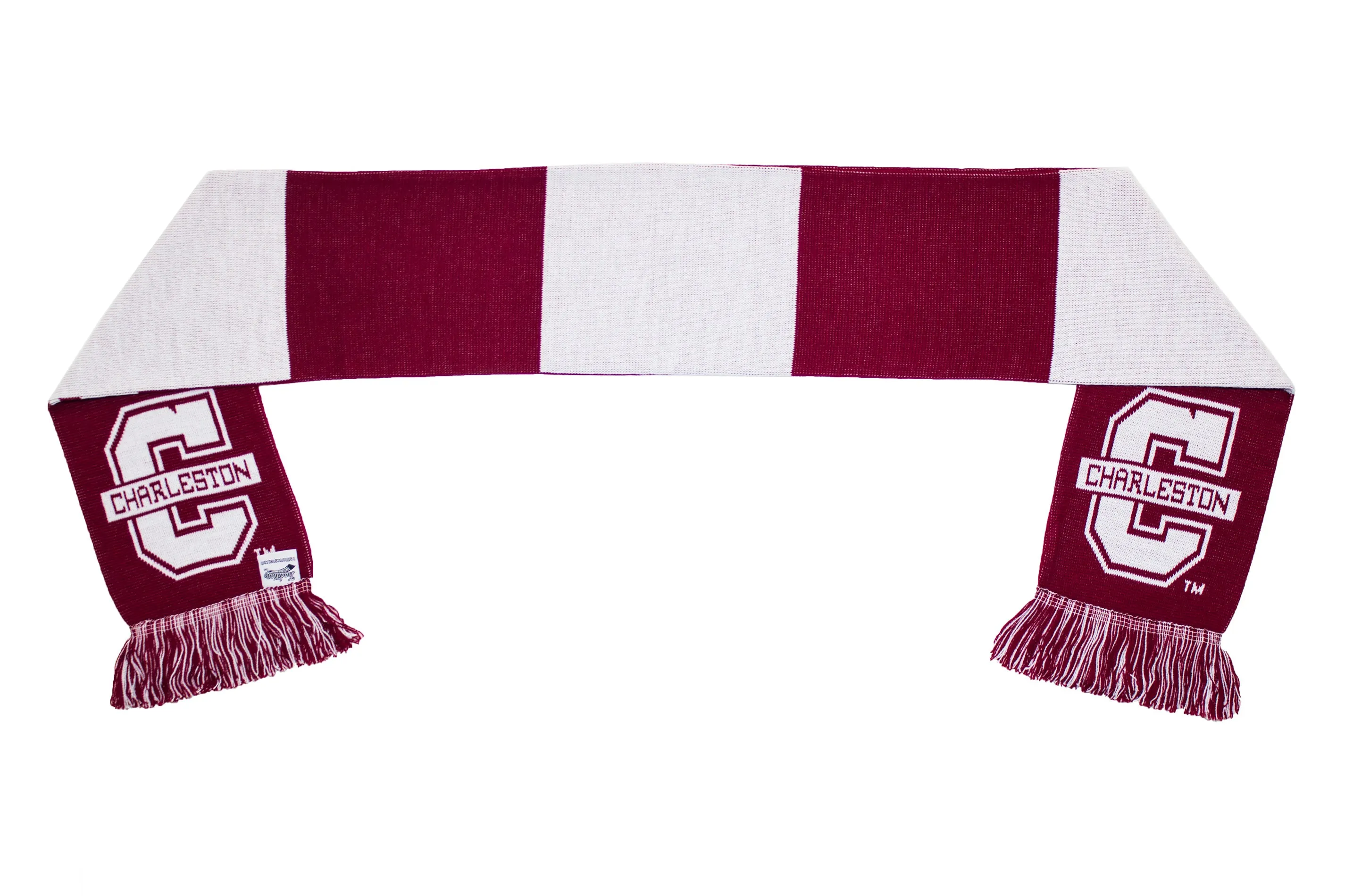 College of Charleston Scarf -  COC Cougars Knitted Classic