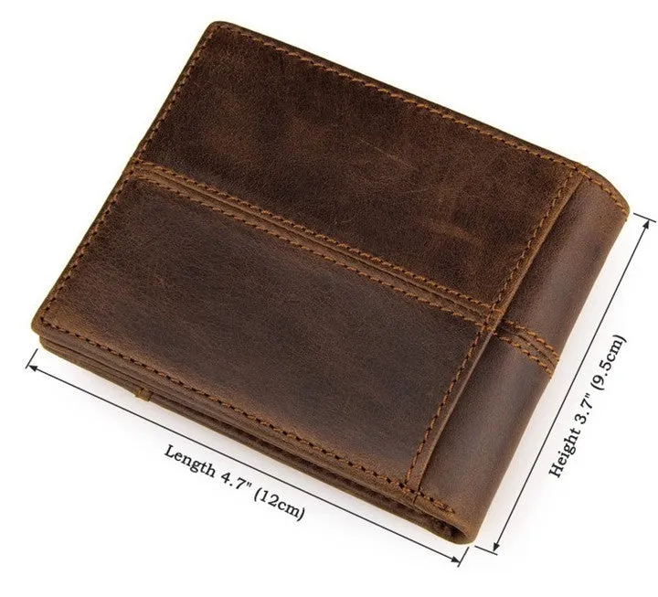 COWATHER 100% top quality cow genuine leather men wallets