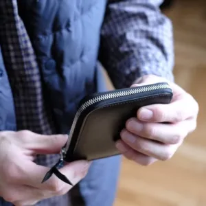 CRAM L-Zip Wallet w Silver Zipper (Ltd Edition)