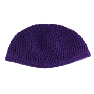Dark Purple Crochet Beanie Hat Small/Medium - JMCH18SM