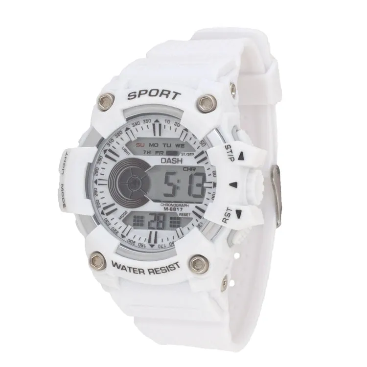 Dash Colorful Sports Electronic Watch Stylish and Versatile Student Running Watrproof Watch Net Red Horse Caron Kids Watch