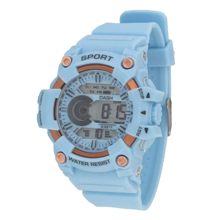 Dash Colorful Sports Electronic Watch Stylish and Versatile Student Running Watrproof Watch Net Red Horse Caron Kids Watch