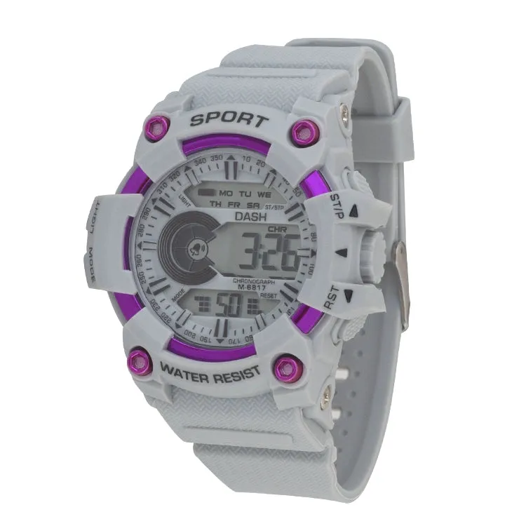 Dash Colorful Sports Electronic Watch Stylish and Versatile Student Running Watrproof Watch Net Red Horse Caron Kids Watch