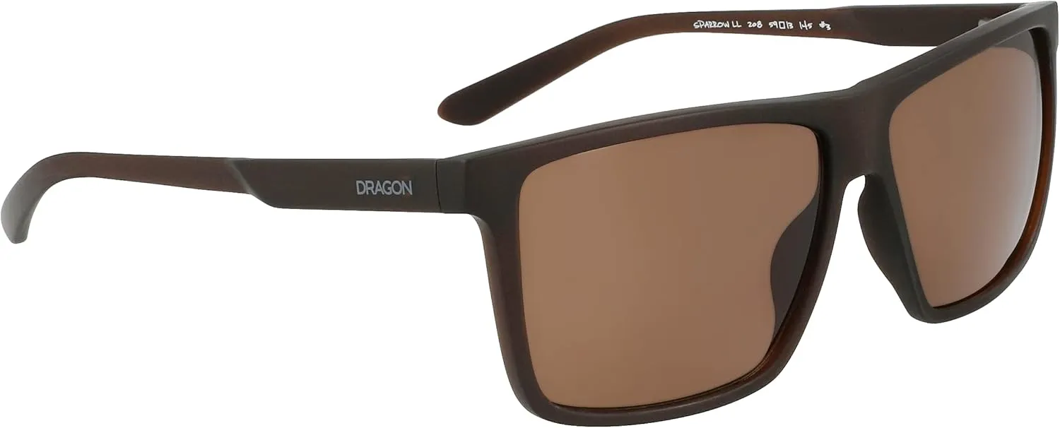 Dragon Men's Sparrow Ll Rectangular Sunglasses