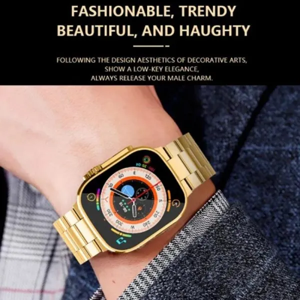 DT900 Ultra Smart Watch 49mm Display Smart Watch With 7 Straps & Crystal Case Dt 900