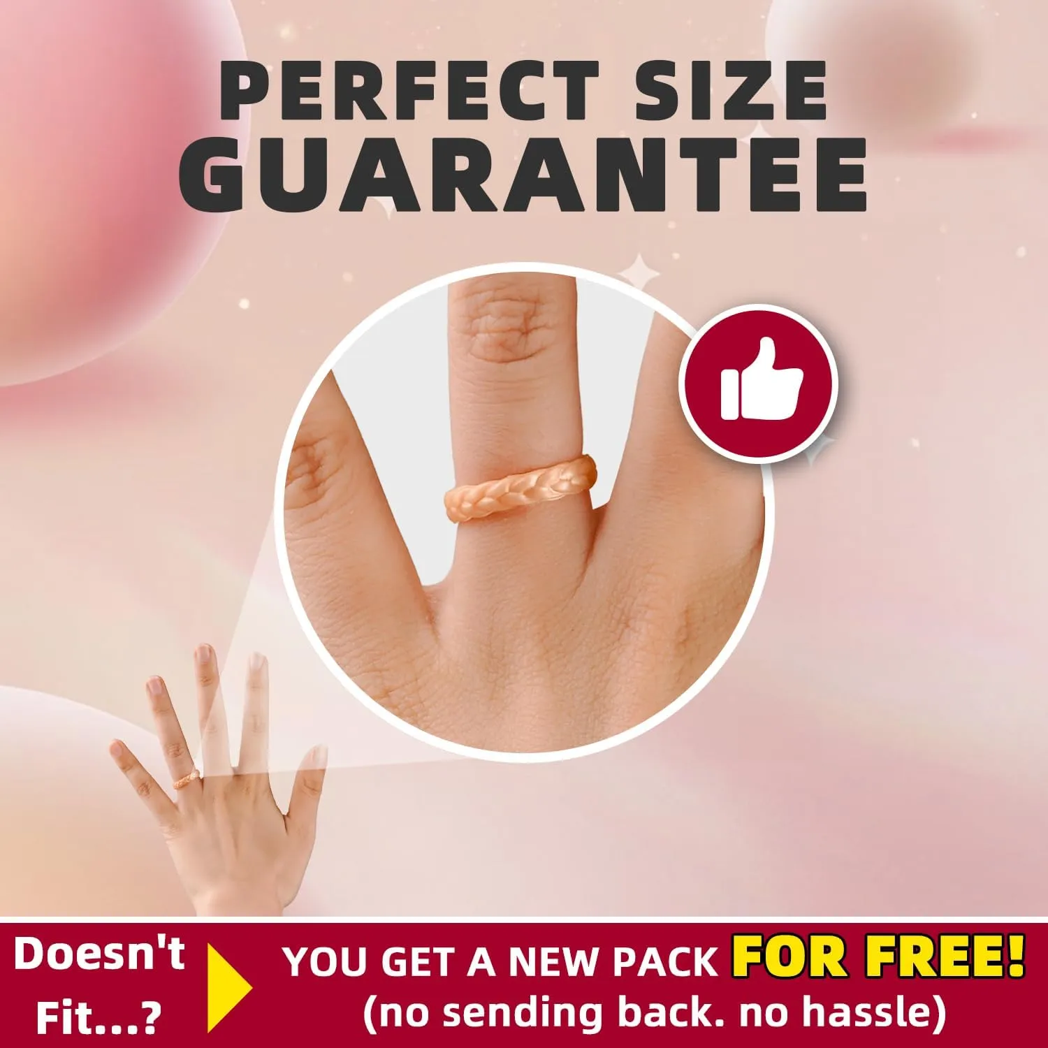 Egnaro Womens Silicone Thin and Stackable Bridal Ring Sets, Rubber Wedding Bands, Variety Multipack With Breathable Grooves Workout Accessories