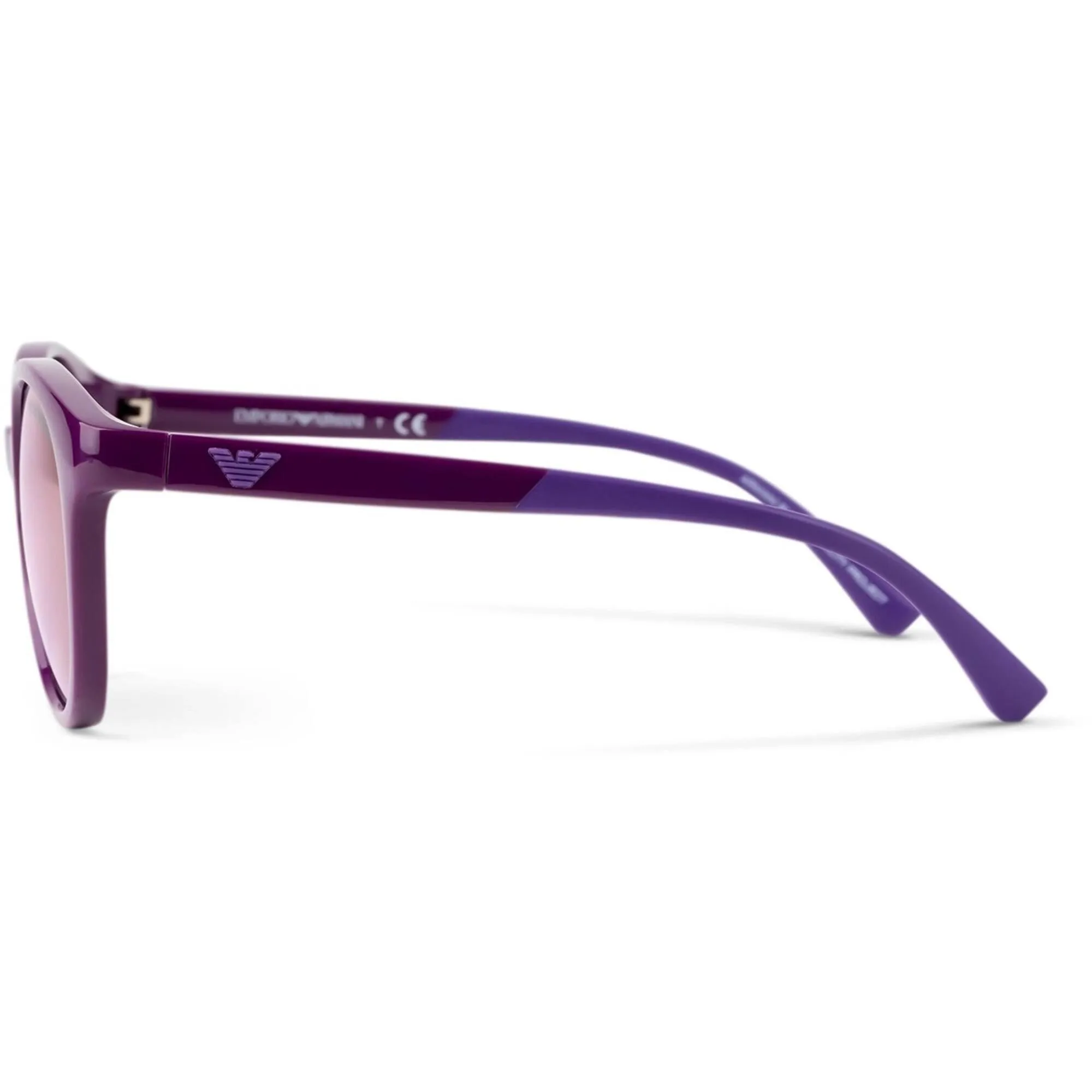 Emporio Armani Women's Sunglasses - Violet Round Frame Purple Lens | 4185 51154V