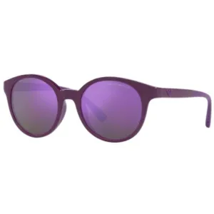 Emporio Armani Women's Sunglasses - Violet Round Frame Purple Lens | 4185 51154V