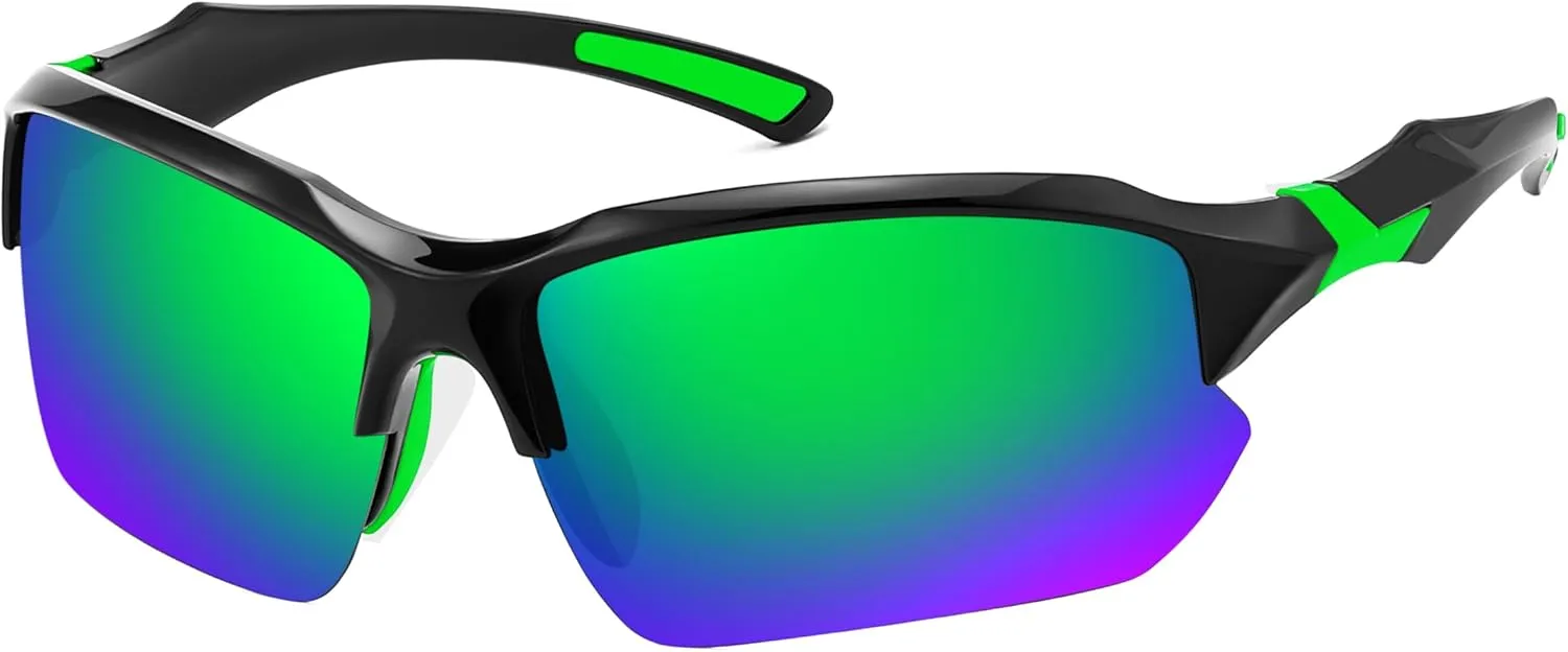 FEISEDY 3pack Sport Polarized Sunglasses for Men Women Fishing Running Baseball Outdoor UV400 Protection B9163