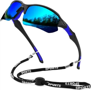 FEISEDY 3pack Sport Polarized Sunglasses for Men Women Fishing Running Baseball Outdoor UV400 Protection B9163