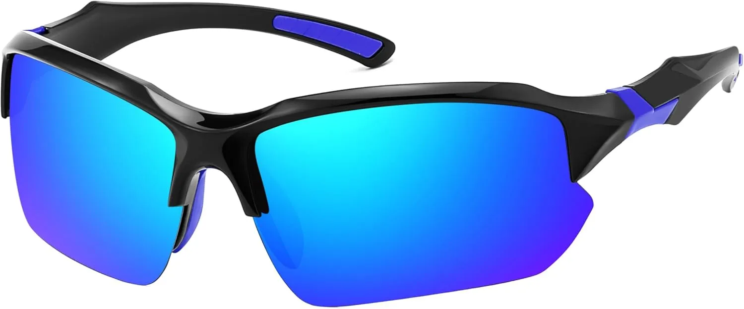 FEISEDY 3pack Sport Polarized Sunglasses for Men Women Fishing Running Baseball Outdoor UV400 Protection B9163