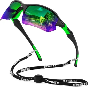 FEISEDY 3pack Sport Polarized Sunglasses for Men Women Fishing Running Baseball Outdoor UV400 Protection B9163