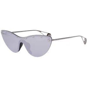 Gucci Women's Sunglasses - Mirrored Lens Full Rim Silver Metal Frame | GG0666S 002