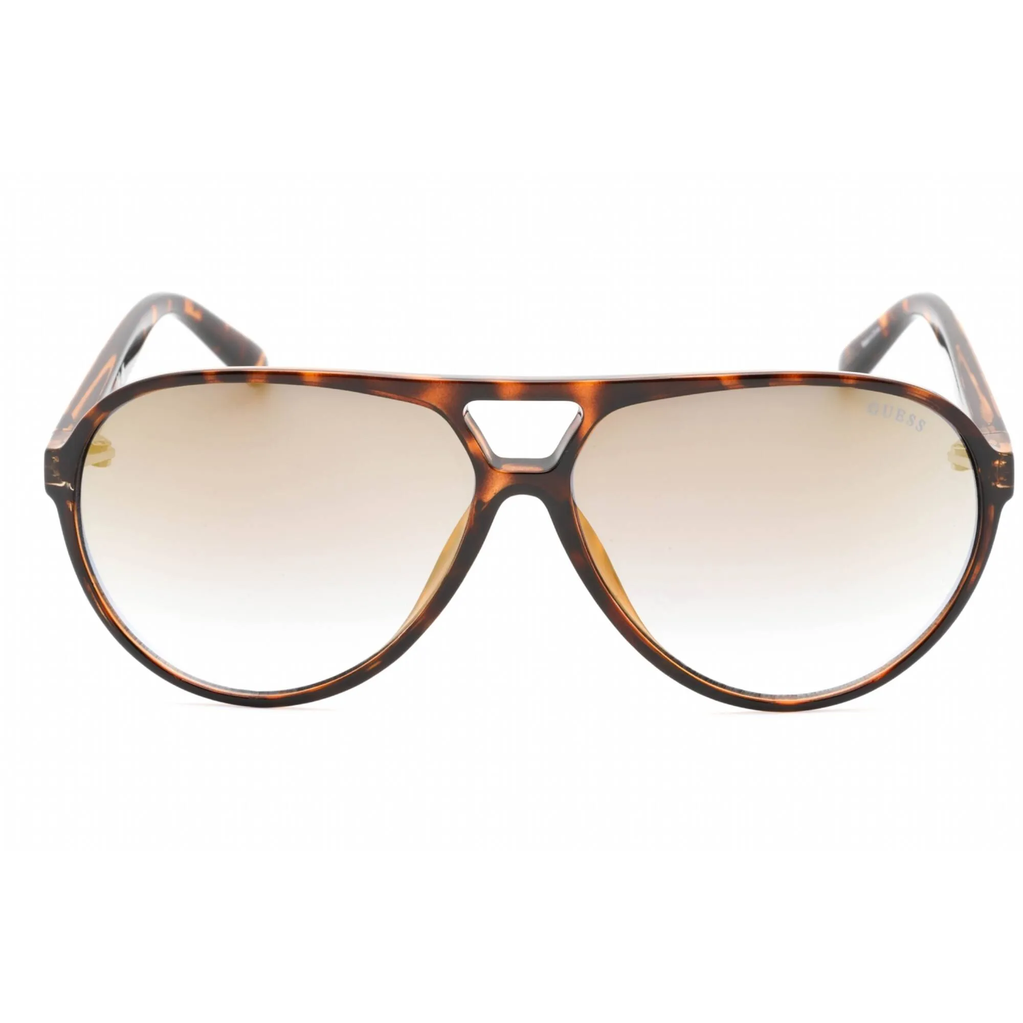 Guess Factory Men's Sunglasses - Dark Havana Frame Brown Mirror Lens | GF5070 52G