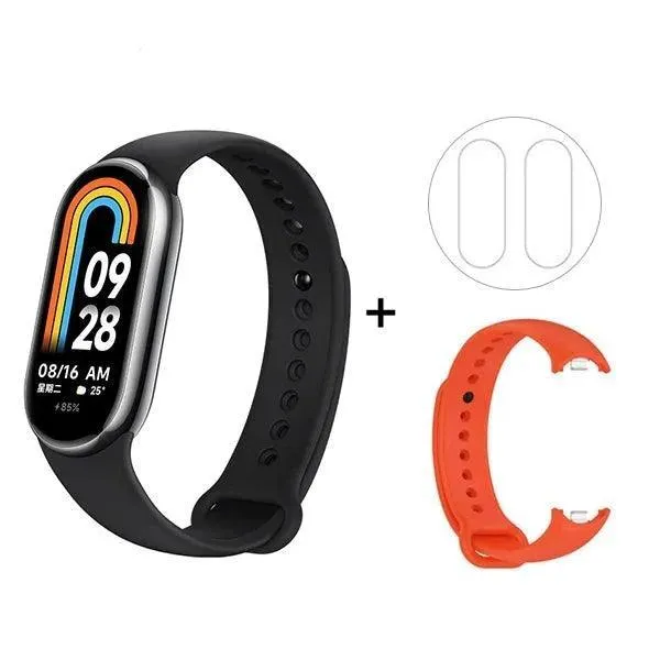 Health & Fitness Tracker, Tracks Heart Rate, Sleep, Activity, Waterproof, Smart Notifications, AMOLED Display, iOS/Android Compatible