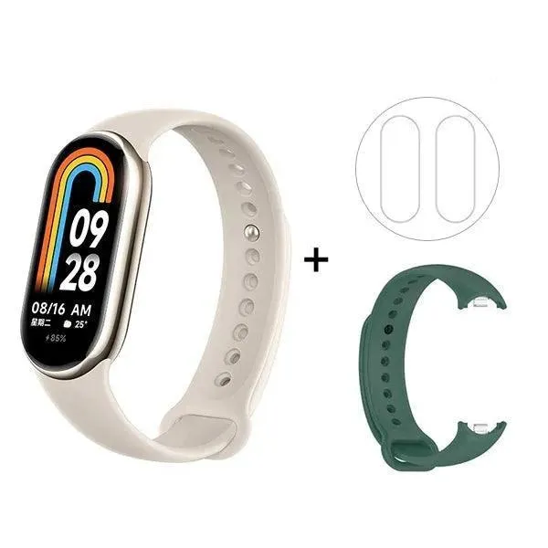 Health & Fitness Tracker, Tracks Heart Rate, Sleep, Activity, Waterproof, Smart Notifications, AMOLED Display, iOS/Android Compatible
