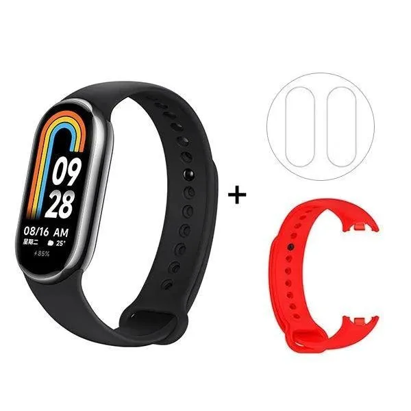 Health & Fitness Tracker, Tracks Heart Rate, Sleep, Activity, Waterproof, Smart Notifications, AMOLED Display, iOS/Android Compatible