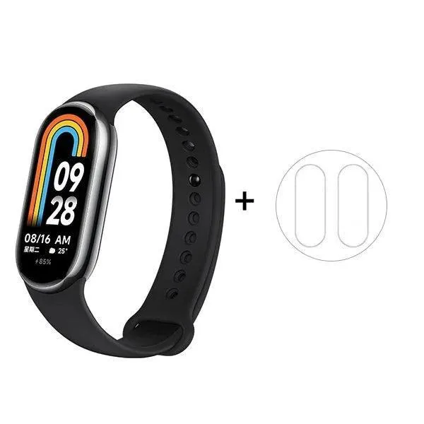 Health & Fitness Tracker, Tracks Heart Rate, Sleep, Activity, Waterproof, Smart Notifications, AMOLED Display, iOS/Android Compatible