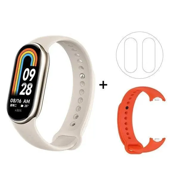 Health & Fitness Tracker, Tracks Heart Rate, Sleep, Activity, Waterproof, Smart Notifications, AMOLED Display, iOS/Android Compatible