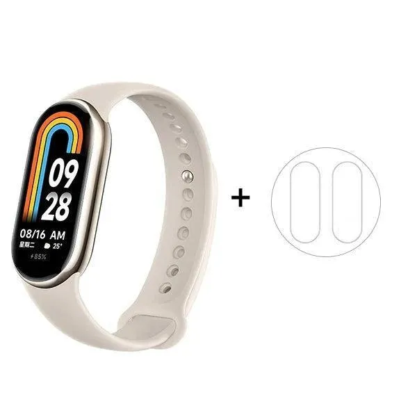 Health & Fitness Tracker, Tracks Heart Rate, Sleep, Activity, Waterproof, Smart Notifications, AMOLED Display, iOS/Android Compatible