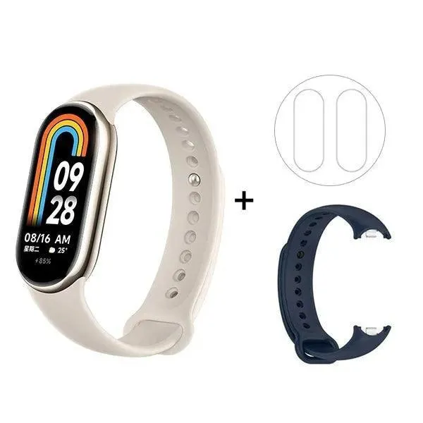 Health & Fitness Tracker, Tracks Heart Rate, Sleep, Activity, Waterproof, Smart Notifications, AMOLED Display, iOS/Android Compatible