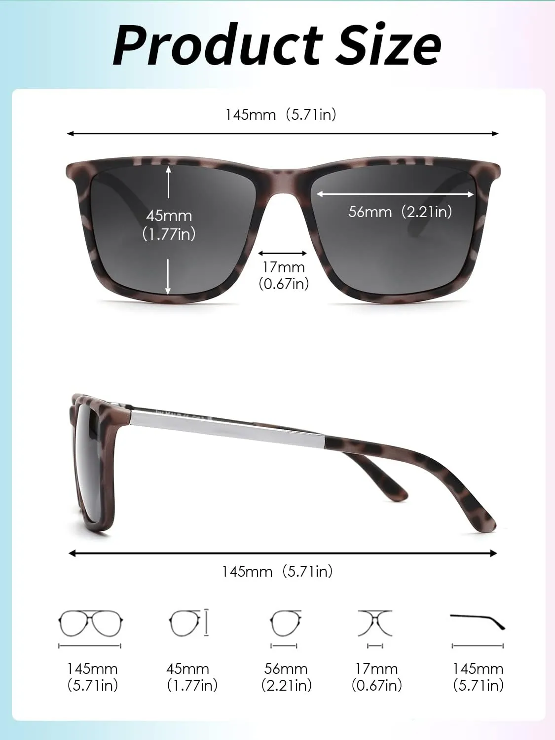JIM HALO Polarized Driving Sunglasses Retro Square UV protection Classic Sun Glasses Men