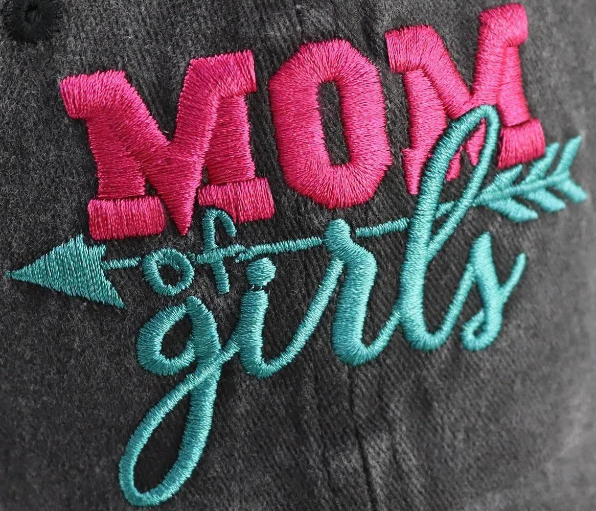 Kahhrepa Mom Hat for Women Mama, Funny Adjustable Cotton Embroidered Mom Gifts Baseball Cap