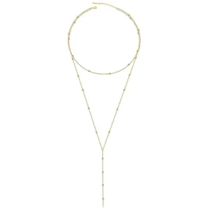 Kyerlyn Gold Y-Shaped Dainty Necklaces