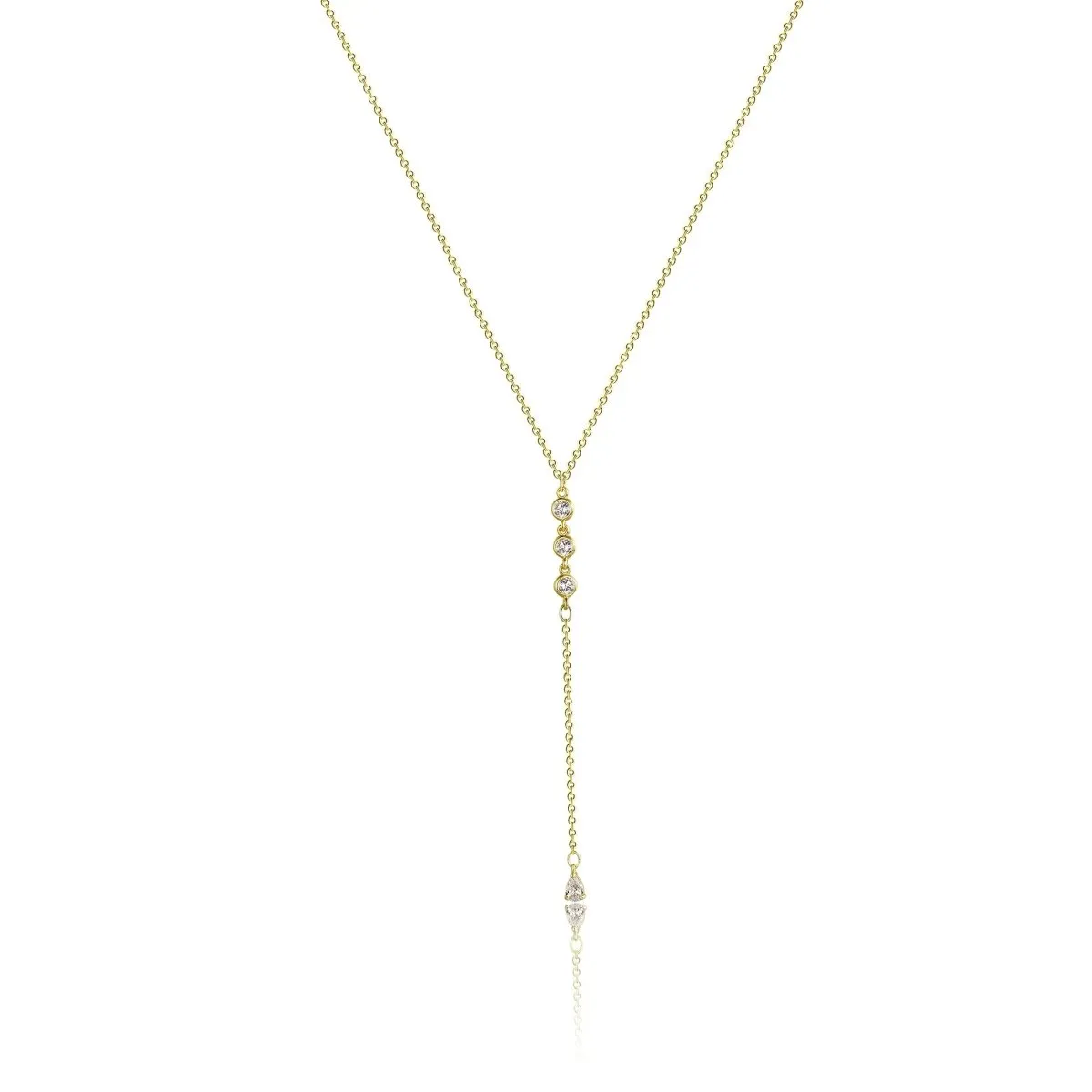 Kyerlyn Gold Y-Shaped Dainty Necklaces