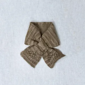 Lace Keyhole Scarf Cocoa by Iver & Isla