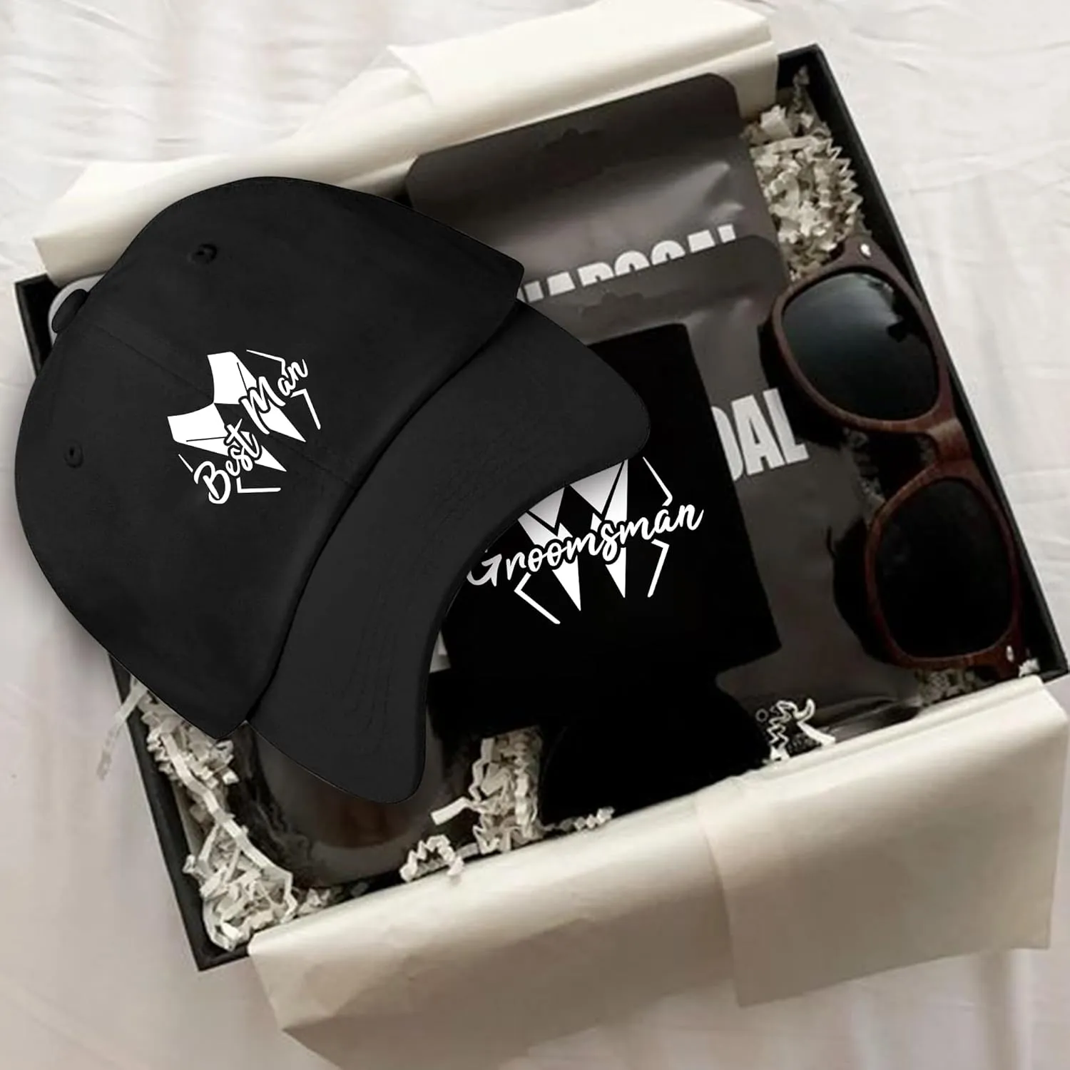 LADY&HOME Bachelor/Bachelorette Party Baseball Hats Set, Embroidered Adjustable Cotton Truck Caps