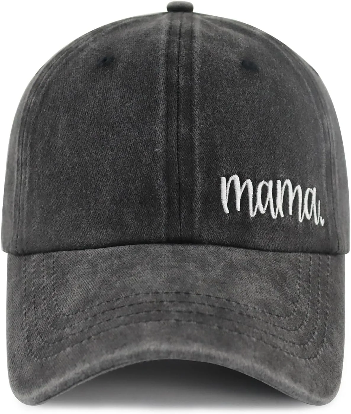 Mama Hat for Women, Funny Adjustable Cotton Embroidered Mom Gifts Baseball Cap