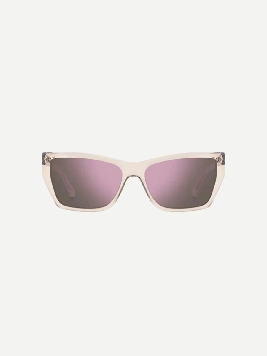 Mirrored Cat Eye Sunglasses in Pink