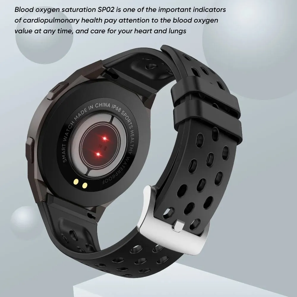 New Smart Watch Men Full Touch Screen Sport Fitness Watch IP67 Waterproof Bluetooth For Android ios smartwatch Men box