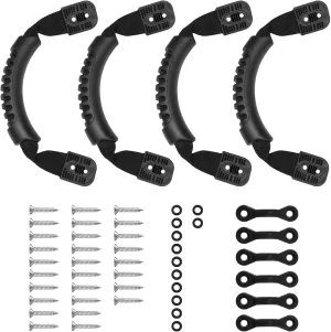 NEW-Vi 4PCS Kayak Carry Handles, Kayak Handles with 6 C-Shaped Buckles, Kayak Replacement Handles, Kayak Handle Replacement, Lifetime Kayak Accessories, Kayak Pull Handle, Carry Handle Mount