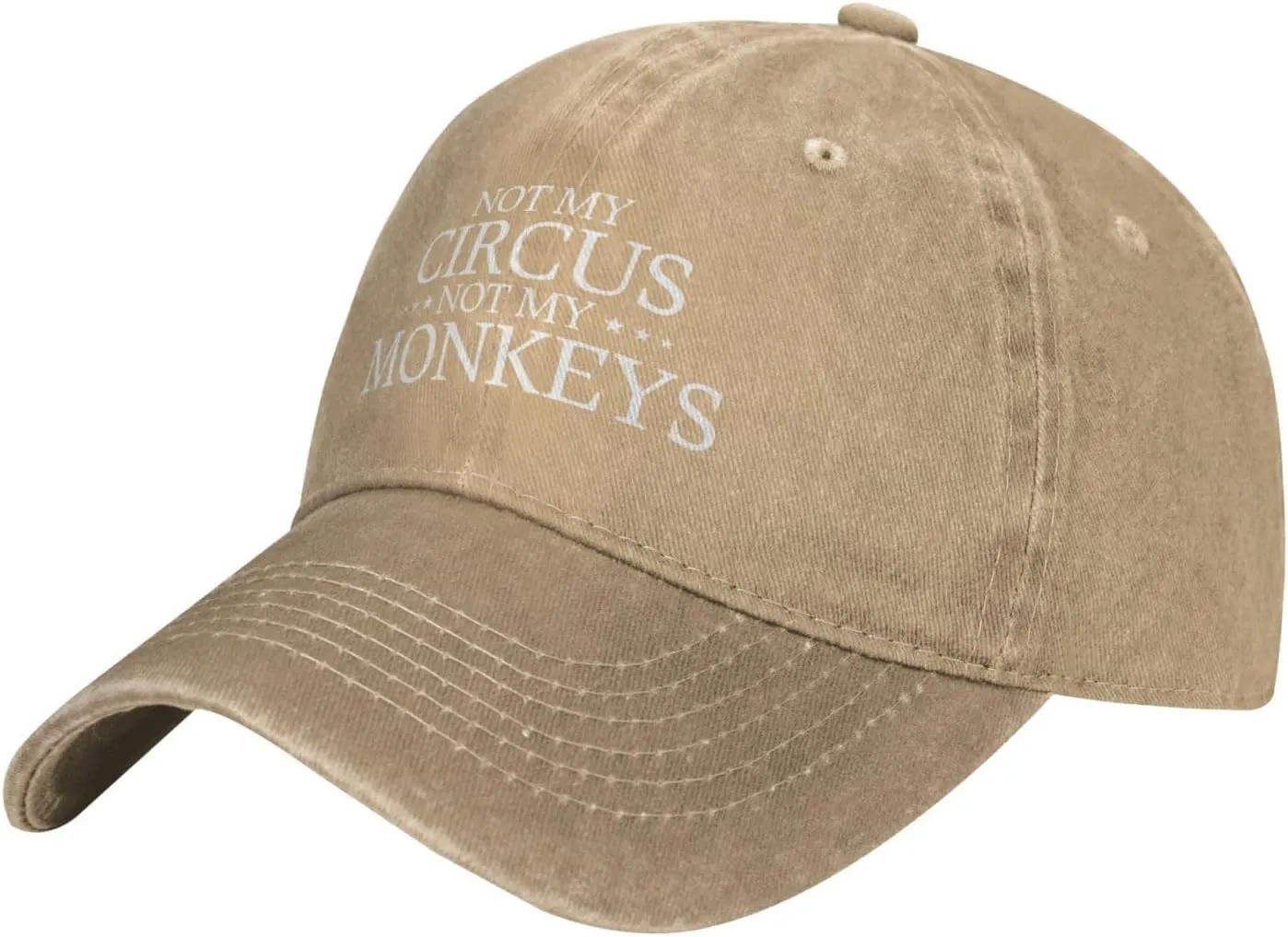 Not My Circus Not My Monkeys Hat for Men Dad Hat Graphic Hat