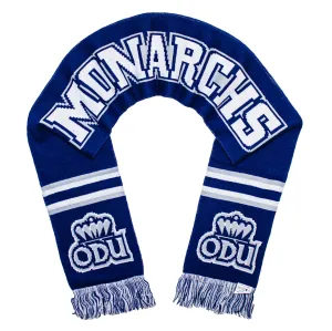 Old Dominion Scarf - ODU Monarchs Knitted Classic