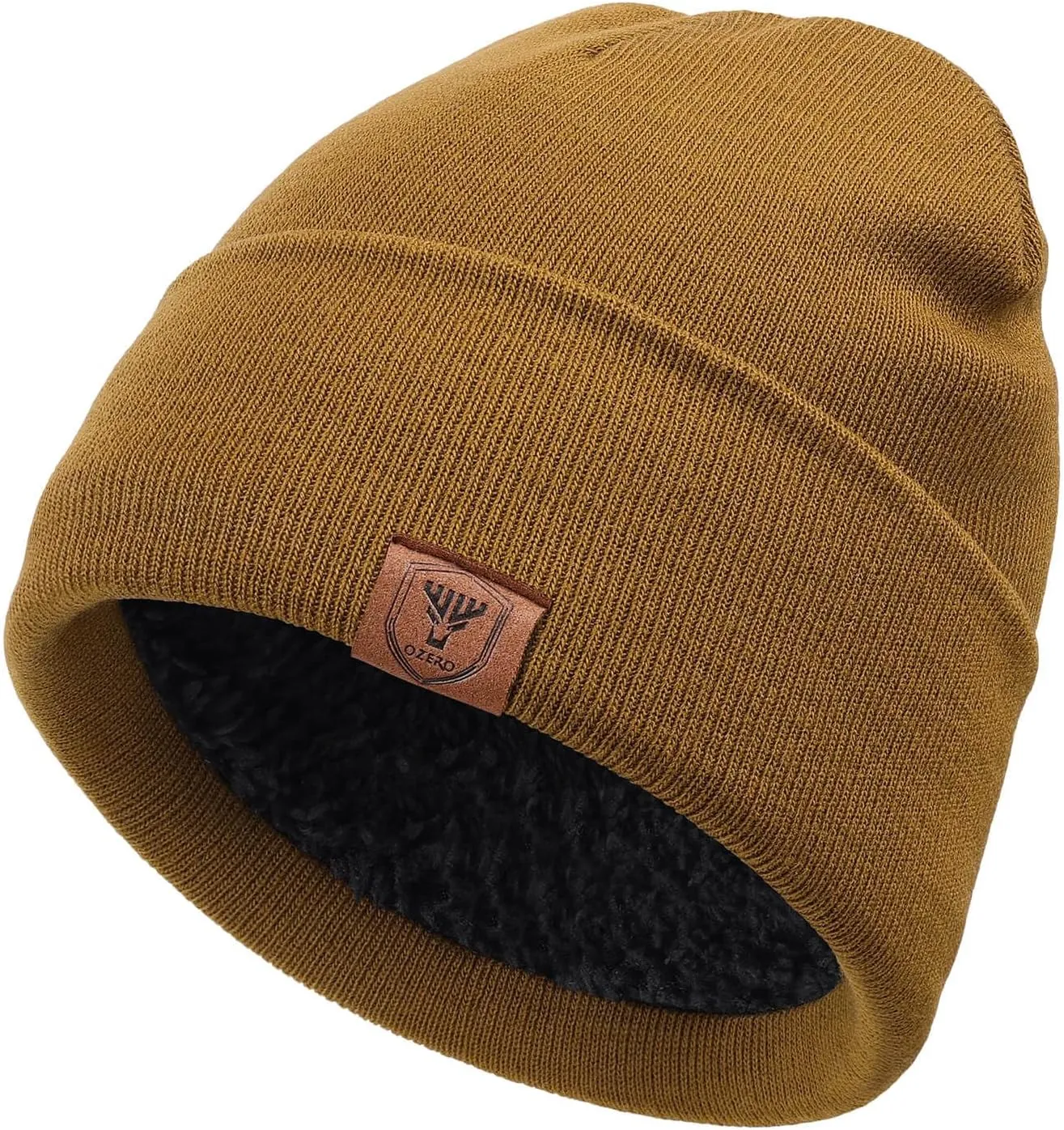 OZERO Winter Beanie Daily Hat - Thermal Polar Fleece Ski Stocking Skull Cap for Men and Women