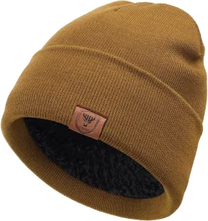 OZERO Winter Beanie Daily Hat - Thermal Polar Fleece Ski Stocking Skull Cap for Men and Women